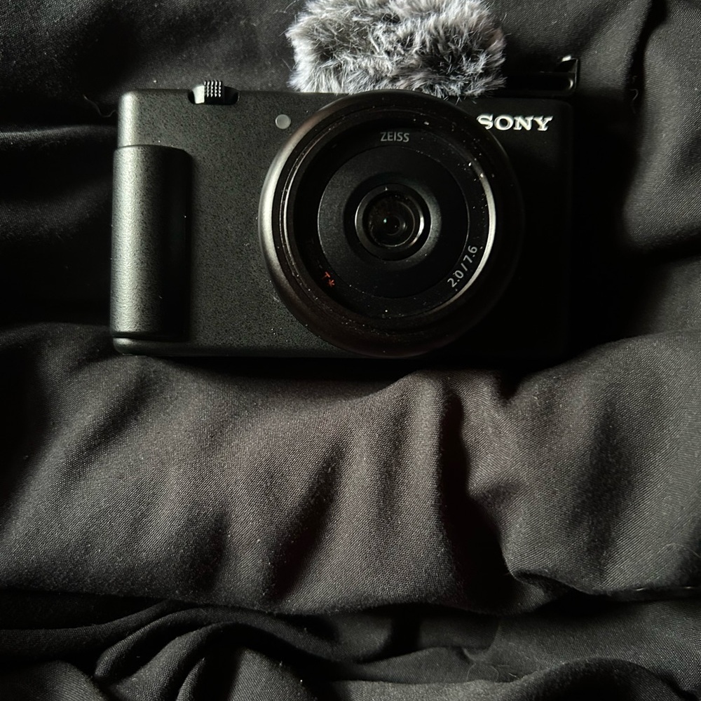 Sony Black Digital Camera with Advanced LCD Display